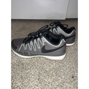 Nike Zoom Vapor 9.5‎ Tour Womans Running Shoes Size 8.5 Gray Black Swoosh